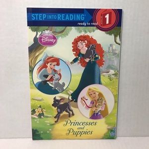 💛$2💛 Princesses and Puppies - Disney Princess book